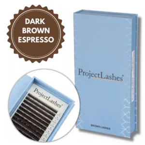 rudos blakstienos „Espresso" C 0.07 Project Lashes