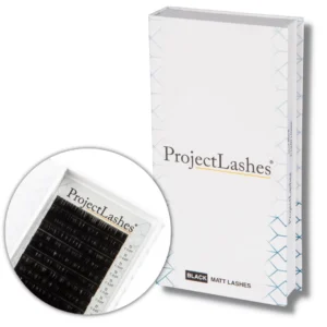 Juodos matinės blakstienos C 0.07 Project Lashes