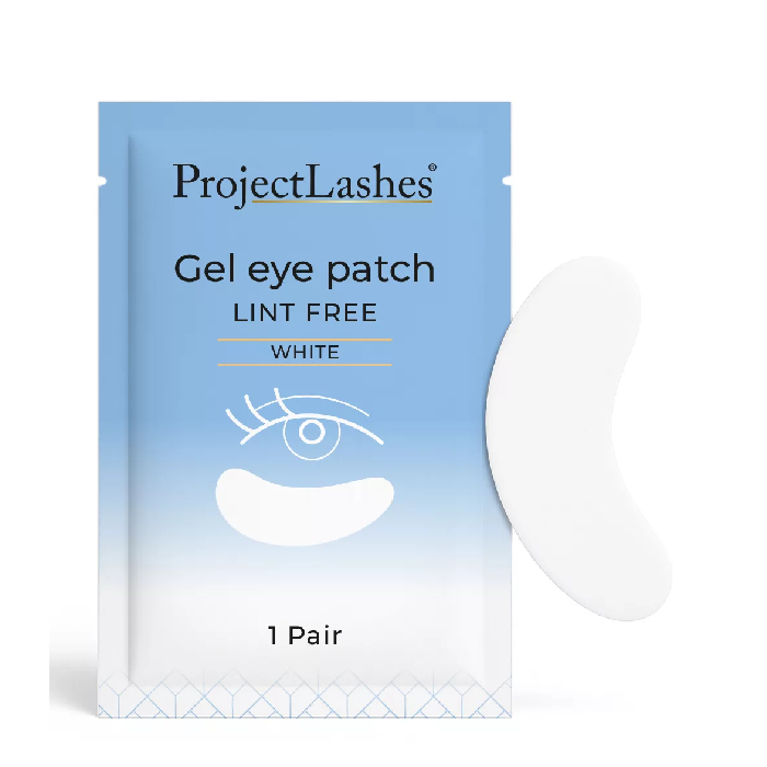 paakiu padeliai blakstienu priauginimams su vitaminu C balti Project Lashes
